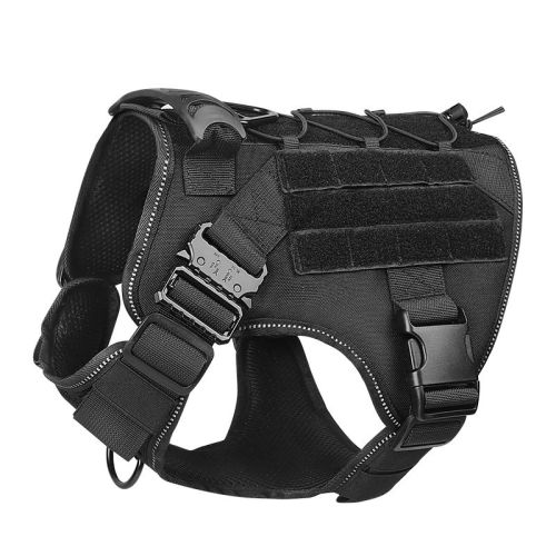 Large Dog Adjustable Camouflage Tactics Hand Holding Rope Nylon Strap