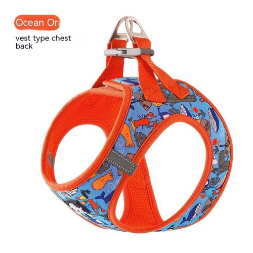 Dog Vest Strap Hand Holding Rope Breathable Lightweight